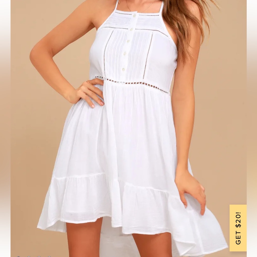 O’Neill cascade white dress